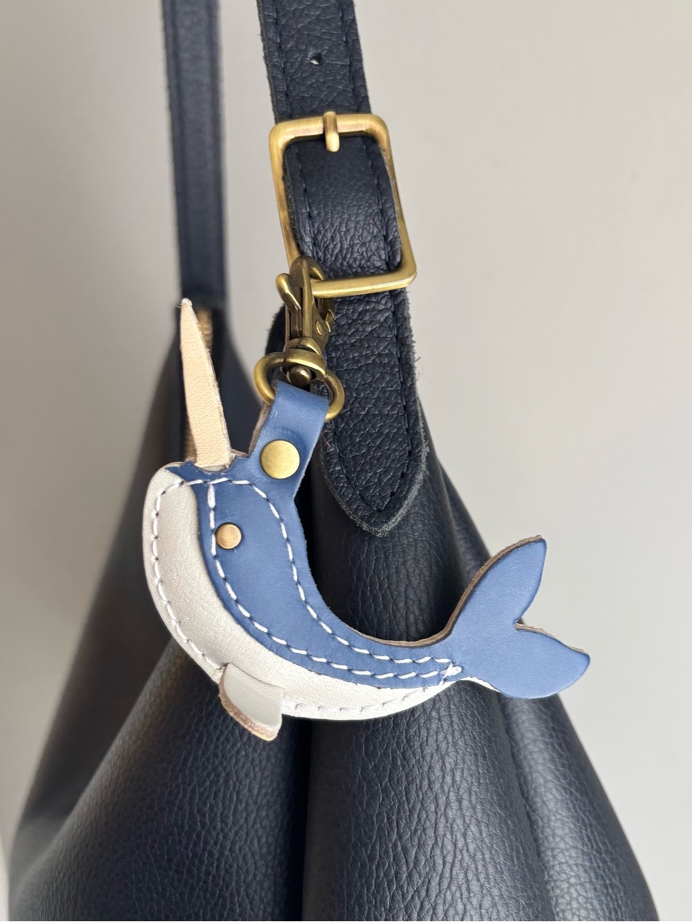 Portland Leather Goods Narwhal Flair Bag Charm